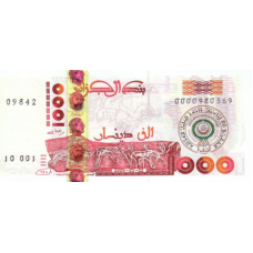 P143 Algeria - 1000 Dinar Year 2005