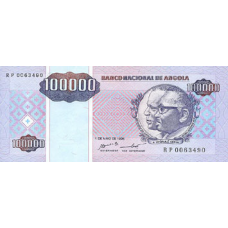 P139 Angola - 100.000 Kwanzas Reajustados Year 1995