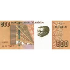 P155 Angola - 500 Kwanzas Year 2012 (2013)