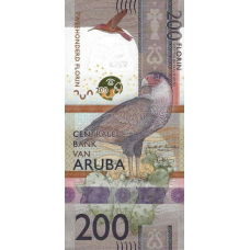 (464) ** PNew (PN25a) Aruba 200 Florin Year 2021 (Very Rare)