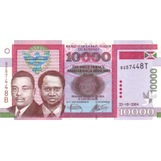P43a Burundi - 10.000 Francs Year 2004