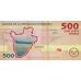 P50b Burundi - 500 Francs Year 2018