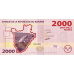 P52a Burundi - 2000 Francs Year 2015