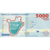 P53a Burundi - 5000 Francs Year 2015