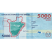 P53b Burundi - 5000 Francs Year 2018