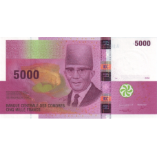 P18a Comores - 5000 Francs Year 2006