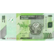 P101a Congo (Democratic Republic) - 1000 Franc Year 2005