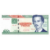 (442) ** PNew (PN131d) Cuba - 500 Pesos Year 2022