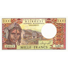 P37e Djibouti - 1000 Francs Year ND