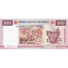 P42 Djibouti - 1000 Francs Year 2005