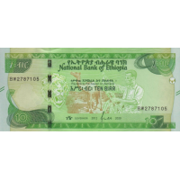 (159) ** PNew (PN53a) Ethiopia - 10 Birr (2020)