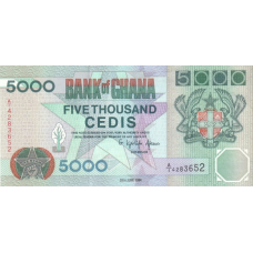 P31a Ghana - 5000 Cedis Year 1994