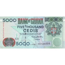 P34e Ghana - 5000 Cedis Year 2000