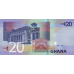 P48 Ghana - 20 Cedis Year 2019