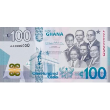 (710) ** PN50 Ghana 100  Cedis Year 2019