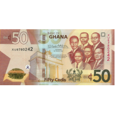 (709) ** PN49 Ghana 50 Cedis Year 2019