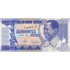 P12 Guinea-Bissau - 500 Pesos Year 1990