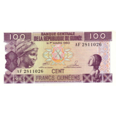P30 Guinea - 100 Francs Year 1985