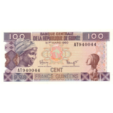 P35a Guinea - 100 Francs Year 1998