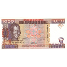 P37 Guinea - 1000 Francs Year 1998