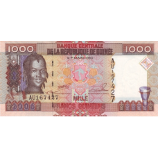 P40 Guinea - 1000 Francs Year 2006