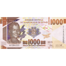 P48a Guinea - 1000 Francs Year 2015