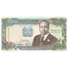 P29f Kenya - 200 Shillings Year 1994