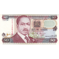 P36c Kenya - 50 Shillings Year 1998