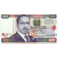 P37c Kenya - 100 Shillings Year 1999