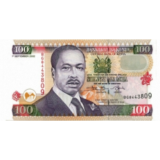 P37h Kenya - 100 Shillings Year 2002