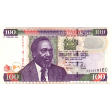 P42a Kenya - 100 Shillings Year 2004