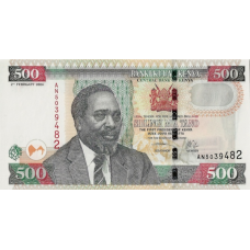 P44b Kenya - 500 Shillings Year 2004
