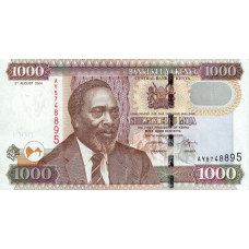 P45c Kenya - 1000 Shillings Year 2004