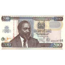 P46 Kenya - 200 Shillings Year 2003 (Comm)