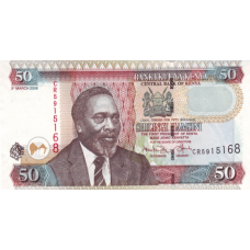 P47c Kenya - 50 Shillings Year 2008