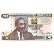 P49a Kenya - 200 Shillings Year 2005