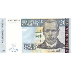 P55 Malawi - 200 Kwacha Year 2004