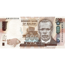 P66a Malawi - 500 Kwacha Year 2014