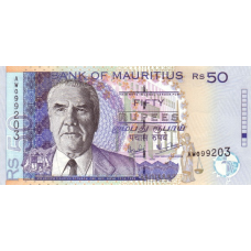 P50d Mauritius - 50 Rupees Year 2006