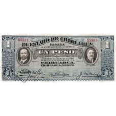 (357) Mexico PS529 - 1 Peso Year 1915 (Revolutionary)