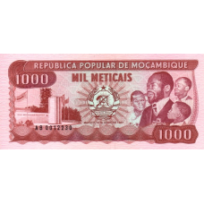 P132a Mozambique - 1000 Meticals Year 1983