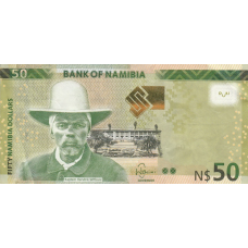 (394) Namibia P18b - 50 Dollars Year 2019