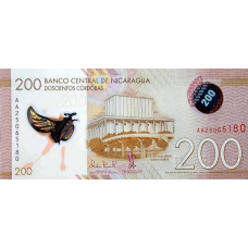 (332) ** PNew (PN213b) Nicaragua - 200 Cordobas Year 2022