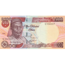 P28b Nigeria - 100 Naira Year 1999