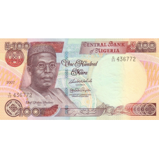 P28h Nigeria - 100 Naira Year 2007