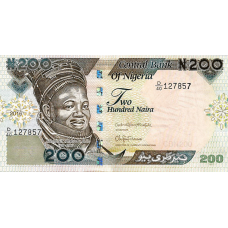 P29p Nigeria - 200 Naira Year 2016