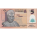 P38g Nigeria - 5 Naira Year 2016 (Polymer)