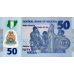 P40f Nigeria - 50 Naira Year 2016 (Polymer)