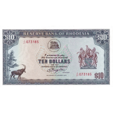 P41 Rhodesia - 10 Dollars Year 1979 (Condition XF)