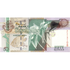 P39A Seychelles - 50 Rupees Year ND (2005)